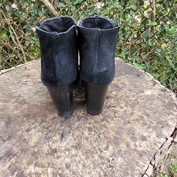 Women Vintage Black Suede Chelsea Boots By Bjorndal Size 10/Women Designer Boots - Picture 4 of 9